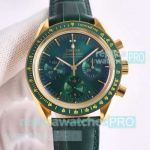 Swiss Replica Omega Speedmaster  Moonwatch Calibre 3861 Green and Gold